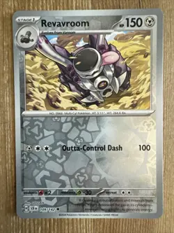 Revavroom 109/142 Stellar Crown Reverse Holo Pokemon Card NM - Image 1
