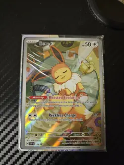 Pokemon Eevee Prismatic Evolutions Promo TCG-Svp173 Holo Card English Edition - Image 1