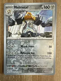 Melmetal 104/142 Stellar Crown Reverse Holo Pokemon Card NM - Image 1