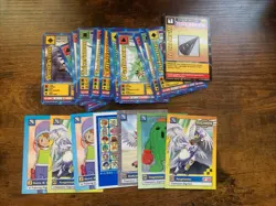 Digimon Mixed Lot 26 Vintage Trading Cards Bandai Upper Deck 1999 LP - Image 1