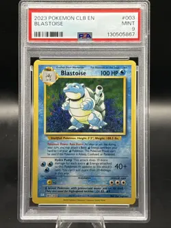 Pokemon TCG - Blastoise - 003/034 - Trading Card Game Classic - PSA 9 - Image 1