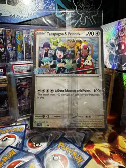 Terapagos and Friends Oversized Promo Card - Sealed - Pokemon Centre - Image 1