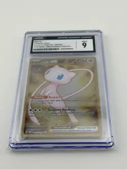 Mew Ex 205/165 S&V Pokemon 151 CGC 9 (Metal Card) - Image 3