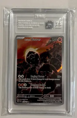 Pokemon TCG Paldean TAUROS Scarlet & Violet Paldea Evolved Holo Card 218/193 - Image 1
