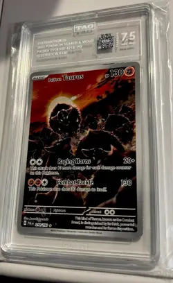 Pokemon TCG Paldean TAUROS Scarlet & Violet Paldea Evolved Holo Card 218/193 - Image 2