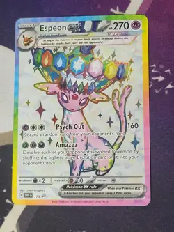 UMBREON AND ESPEON EX PRISMATIC EVOLUTIONS 175 & 176 PROMO CARDS X2 - Image 2
