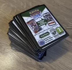 200+ Pokemon TCG Live Code Cards Lot Mixed Set Scarlet & Violet Focus Bulk Lot - Image 1