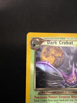 Pokemon Dark Crobat TCG Neo Destiny Holo Rare Card 2/105 WOTC - Image 5