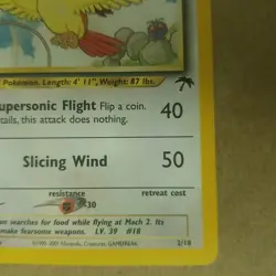 Pidgeot 2/18 - Southern Islands - VINTAGE WOTC Pokemon Card - MP/HP - Image 4