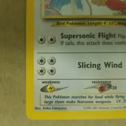 Pidgeot 2/18 - Southern Islands - VINTAGE WOTC Pokemon Card - MP/HP - Image 5