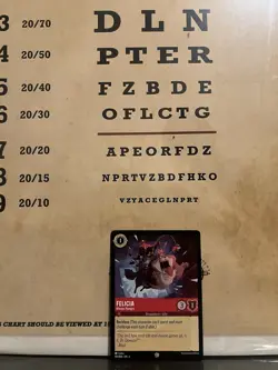 107/204 FELICIA ALWAYS HUNGRY RISE OF FLOODBORN FOIL COMMON DISNEY LORCANA CARD - Image 1