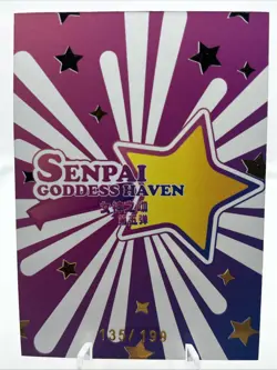 Senpai Goddess Haven Series 5 - #135/199 Serial Number Card Goddess Story Albedo - Image 2