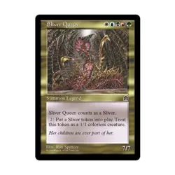 WOTC MtG Stronghold Sliver Queen (R) Fair - Image 1