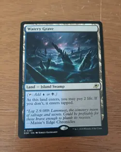 MTG Watery Grave - EoE Set - 0261 Rare - Image 1