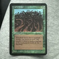 2X Wall of Wood Alpha Edition Regular MTG - Image 2