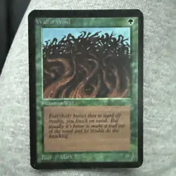 2X Wall of Wood Alpha Edition Regular MTG - Image 4