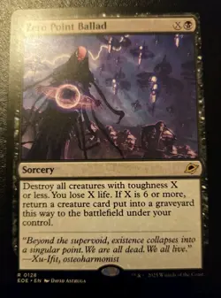 Zero Point Ballad 0128 Rare Edge Of Eternities Magic: The Gathering - Image 1