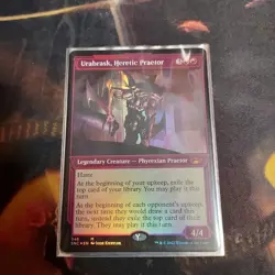 MTG FOIL Urabrask, Heretic Praetor (Showcase) - Streets of New Capenna - Image 1