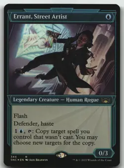 Errant, Street Artist (Showcase) foil R Streets of New Capenna 344 LP - Image 1