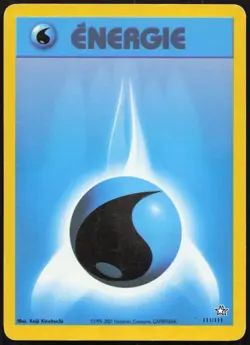 Carte Pokemon Energie Eau 111/111 Neo Genesis Francais - Image 1