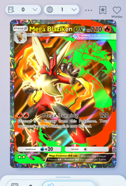 Pokemon TCG POCKET - Mega Blaziken Full Art 2?, Mega-Rising, English - Image 1