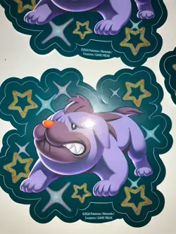 Pokemon Paldean Fates Maschiff Tech Stickers FREE SHIPPING - Image 1