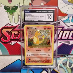 CGC 10 Charmander 001/034 Holo - Classic Collection - Pokemon TCG - SHIPS FAST - Image 1