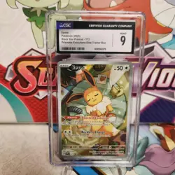 CGC 9 Eevee SVP 173 Black Star Promo Prismatic Evolutions - Pokemon - SHIPS FAST - Image 1