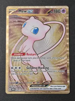Pokemon Card Mew ex 205/165 Metal UPC 151 Gold Card @ eBay LIVE - Image 1