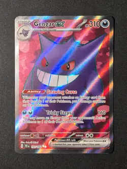 Pokemon Card Gengar ex 193/162 Temporal Forces Full Art FA Holo @ eBay LIVE - Image 1