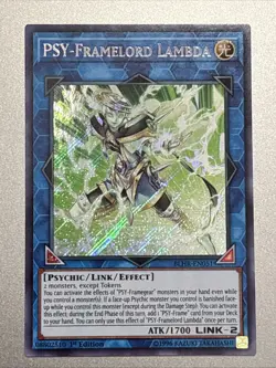 PSY-Framelord Lambda BLHR-EN051 Battles of Legend 1st Edition Secret Rare LP - Image 1