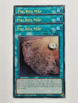 Yu Gi Oh - 3x MP25-EN290 Piri Reis Map - Ultra Rare - Image 1