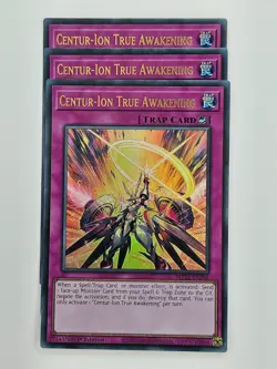 Yu Gi Oh - 3x MP25-EN296 Centur-Ion True Awakening - Ultra Rare - Image 1