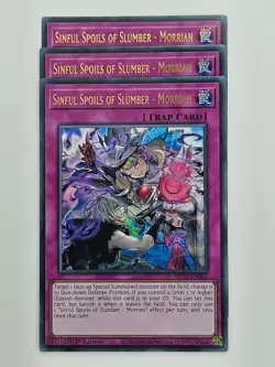 Yu Gi Oh - 3x MP25-EN202 Sinful Spoils of Slumber - Morrian - Ultra Rare - Image 1