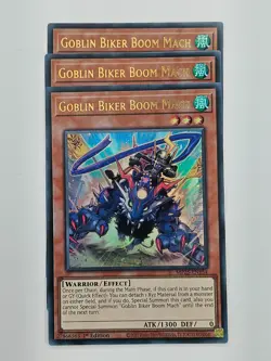 Yu Gi Oh - 3x MP25-EN154 Goblin Biker Boom Mach - Ultra Rare - Image 1