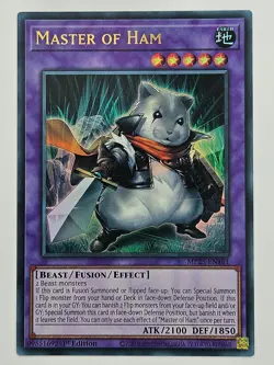 Yu Gi Oh - MP25-EN161 Master of Ham - Ultra Rare - Image 1