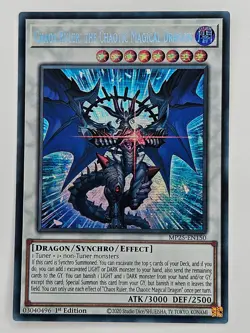 Yu Gi Oh - MP25-EN150 Chaos Ruler, The Chaotic Magical Dragon - Prismatic Secret - Image 1