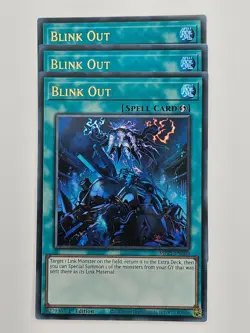 Yu Gi Oh - 3x MP25-EN200 Blink Out - Ultra Rare - Image 1