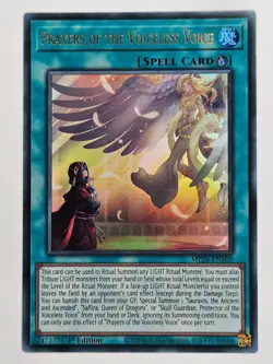 Yu Gi Oh - MP25-EN169 Prayers of the Voiceless Voice - Ultra Rare - Image 1