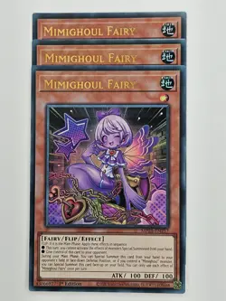 Yu Gi Oh - 3x MP25-EN257 Mimighoul Fairy - Ultra Rare - Image 1