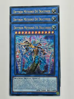 Yu Gi Oh - 3x MP25-EN220 Drytron Meteonis DA Draconids - Ultra Rare - Image 1