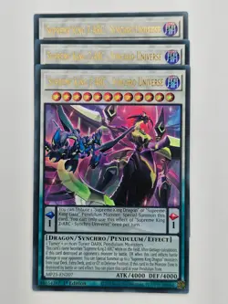 Yu Gi Oh - 3x MP25-EN207 Supreme King Z-ARC - Synchro Universe - Ultra Rare - Image 1