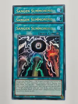 Yu Gi Oh - 3x MP25-EN197 Sangen Summoning - Ultra Rare - Image 1
