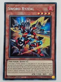 Yu Gi Oh - MP25-EN118 Sword Ryzeal - Prismatic Secret Rare - Image 1