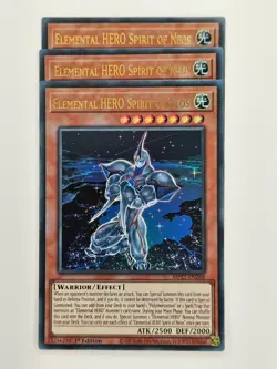 Yu Gi Oh - 3x MP25-EN268 Elemental HERO Spirit of Neos - Ultra Rare - Image 1