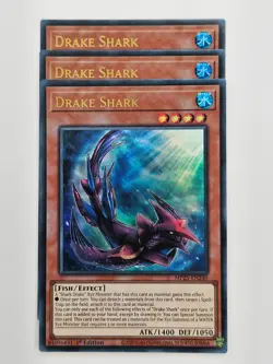 Yu Gi Oh - 3x MP25-EN240 Drake Shark - Ultra Rare - Image 1