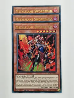 Yu Gi Oh - 3x MP25-EN265 Metalflame Swordsman - Ultra Rare - Image 1