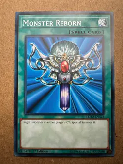 Monster Reborn LEHD-ENA23 Legendary Hero Decks 1st Edition Yugioh - Image 1