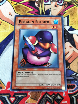 Penguin Soldier sdj-022 1st Edition (LP) Super Rare Yu-Gi-Oh! - Image 1