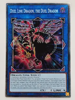 Yu Gi Oh - MP25-EN039 Duel Link Dragon, The Duel Dragon - Starlight Rare - Image 1